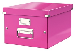 [ESS-60440023] Opbergdoos Leitz Click&Store WOW PP A4 roze metallic (6044023)