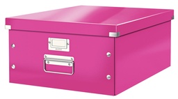 [ESS-60450023] Opbergdoos Leitz Click&Store WOW PP A3 roze metallic