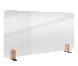 [LM-209721] Bureauscherm met houders Legamaster Elements 60x120cm Doorzichtig