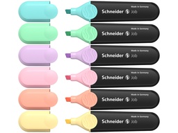 [SCH-S115097] Markeerstift Schneider Job 150 assorti pastel (6)