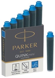 [TIM-1950409] Inktpatroon Parker Quink Mini blauw (6)