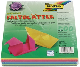 [TIM-8970] Vouwblaadjes Folia 20x20cm 70gr assorti (500)