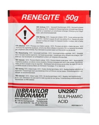 [TIM-7190101] Ontkalker voor filterkoffiezetapparaten Bravilor Bonamat Renegite 50g per zakje (60)