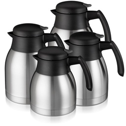 [TIM-7171323] Thermos Bravilor Bonamat RVS 1L zilver-zwart