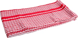 [TIM-136001R] Keukenhanddoek 50x70cm gewafeld rood (3)