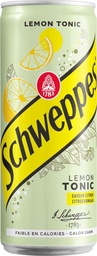 [TIM-052540] Frisdrank Schweppes Lemon Tonic sleek blik 33cl (24)