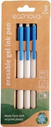 [TIM-200510E] Gelroller Econovo blauwe inkt 0,5mm wit-blauw (3)