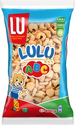 [TIM-1002904] Koekjes LU Lulu ABC letterkoekjes zak 400g