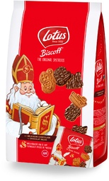 [TIM-089564] Koekjes Lotus speculoos Sinterklaas met chocolade pak 6x25g