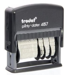 [TRO-D-BL4817] Trodat Printy datumstempel + vaste teksten