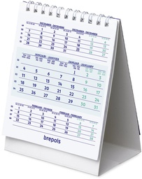 [AGE-852902] Bureaukalender Brepols 105x130mm verticaal 2025