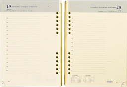 [AGE-560902] Vulling Brepols voor agenda Brefax 1 145x210mm zestalig 2025 1 dag/pagina