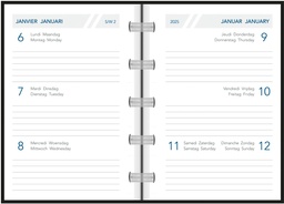 [AGE-8888200] Zakagenda Adoc Agend-ex Classic 80x120mm viertalig assorti 2025 1 week/2 pagina's