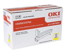 [OKI-43870005] Drum Oki Color Laser 43870005 C5650dn 20.000 pag. YEL