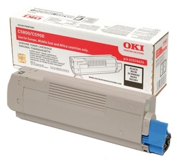 [OKI-43324424] Toner Oki Color Laser 43324424 C5800dn 6.000 pag. BK