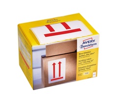 [AVE-7250] Waarschuwingsetiket Avery op rol 'This Way Up' 74x100mm (200)