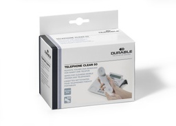 [DUR-578502] Reinigingsdoekjes Telephone clean Durable wit (50)