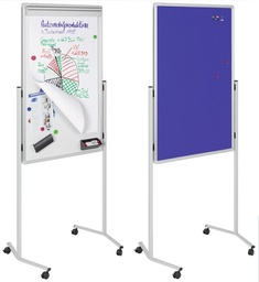 [LM-210400] Multiboard Legamaster mobiel met blauw prikbord 120x76cm