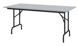 [MUB-VOUW01] Vrijstaande vouwtafel B160 x D80 x H73cm grijs