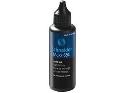 [SCH-165001] Navulinkt Schneider 650 voor permanent marker 230/233/250/280 50ml zwart (1650010)