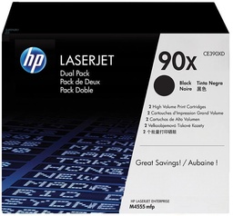 [HP-HPCE390XD] Toner HP Mono Laser 90X DUO LaserJet Enterprise 600 M601dn 2x24.000 pag. BK