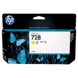 [HP-HPF9J65A] Cartridge HP Inkjet 728 DesignJet T730 130ml YEL