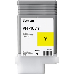 [CAN-PFI-107Y] Cartridge Canon Inkjet PFI-107 imagePROGRAF iPF670 130ml YEL