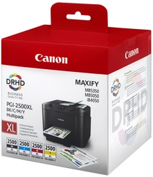 [CAN-PGI-2500XLVALUE] Cartridge Canon Inkjet PGI-2500XL MAXIFY MB2050 VALUE PACK BK/C/Y/M