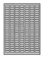 [ETI-38800001] Etiket Scotchmark 3M 7883 permanent 161 etik/blad 25x12 zilver (50)