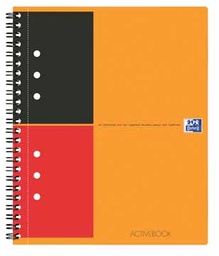 [TIM-001412] Spiraalboek Oxford International Activebook PP A5+ gelijnd 160blz