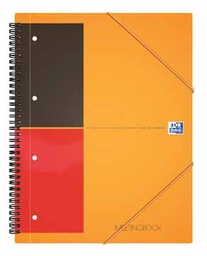 [TIM-001701] Spiraalboek Oxford International Meetingbook PP A4+ geruit 160blz