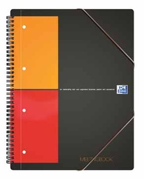 [TIM-001711] Spiraalboek Oxford International Meetingbook PP A5+ geruit 160blz