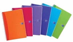 [TIM-0029320] Spiraalschrift Oxford Office My Colours PP A4 gelijnd 180blz assorti