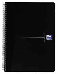 [TIM-002982] Spiraalschrift Oxford Office Smart Black karton A4 gelijnd 180blz