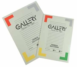 [TIM-01305] Tekenblok Gallery 21x29,7cm 120gr wit 24 vel