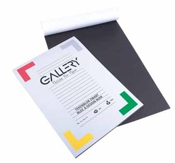 [TIM-01338] Tekenpapier blok Gallery A4 120gr zwart 20 vel