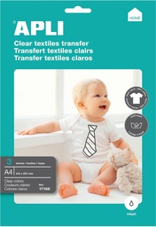 [TIM-017168] Transfer paper Apli T-shirt voor licht en wit textiel A4 (3)