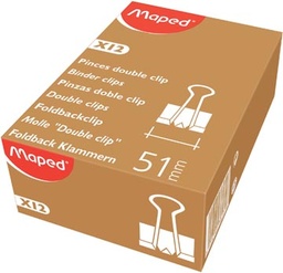 [TIM-036171] Foldbackclip Maped 51mm zwart (12)