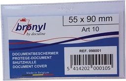 [TIM-098001] Showtas Bronyl PVC 55x90mm 140 micron transparant