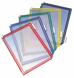 [TIM-114009] Tassen voor zichtpanelensysteem Tarifold T-display assorti (10)