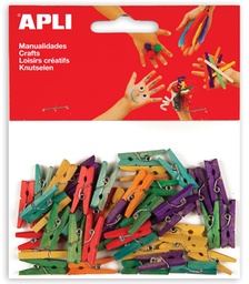 [TIM-13479] Wasknijpers Apli kids mini 25x3mm assorti (45)