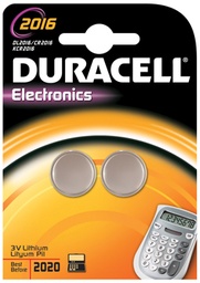 [TIM-2016B2] Knoopcelbatterij Duracell CR2016 3V (2)