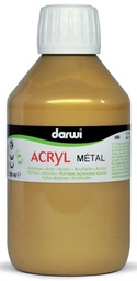 [TIM-230250] Acrylverf Darwi Metal Effect 250ml goud