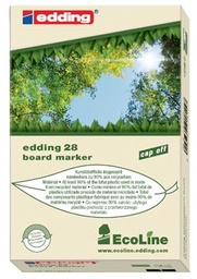 [TIM-28/4] Whiteboardmarker Edding 28 EcoLine ronde punt 1,5-3mm assorti (4)