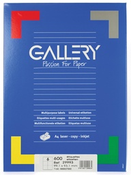 [TIM-29993] Etiketten Gallery ronde hoeken 6 etik/bl 99,1x93,1mm (100)