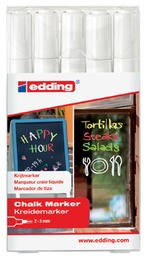 [TIM-3448049] Krijtmarker Edding E4095 ronde punt 2-3mm wit (5)