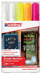 [TIM-3449000] Krijtmarker Edding 4095 ronde punt 2-3mm assorti (5)