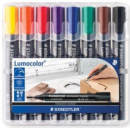 [TIM-352WP8] Permanent marker Staedtler Lumocolor 352 ronde punt 2mm assorti (8)