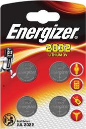 [TIM-3537762] Batterij Energizer Lithium CR2032 (4)