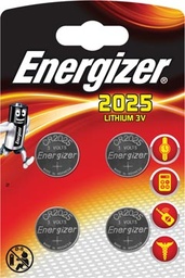 [TIM-3541536] Batterij Energizer Lithium CR2025 (4)